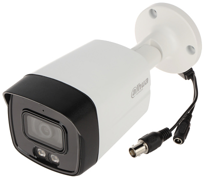 [DH-HAC-HFW1500TLMN-IL-A-0280B-S2] CÁMARA BALA 5MP SEMIMETALICA ILUMINACIÓN SMART DUAL LIGHT 40M 2.8MM LUZ VISIBLE MIC. INTEG IP67