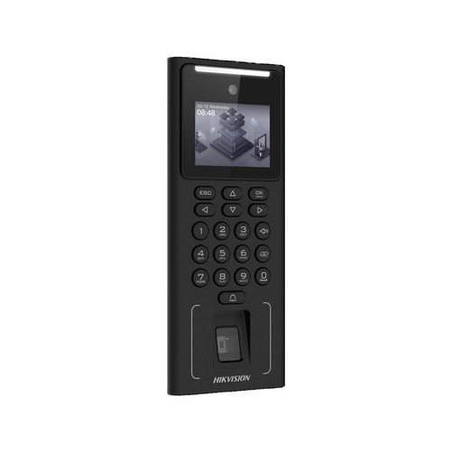 [DS-K1T321MFWX] TERMINAL FACIAL MIN MOE WIFI 500 ROSTROS Y LECTOR DE TARJETAS MIFARE / 3,000 HUELLAS / 3,000 TARJETAS