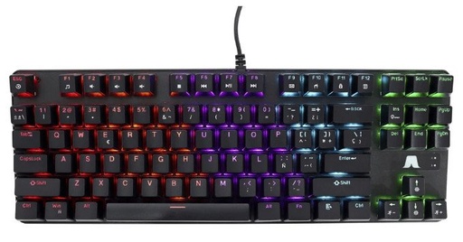 [MK1098] TECLADO MECANICO GAMER PREMIUM SWITCH AZUL - TECLAS ALUMBRAN  USB