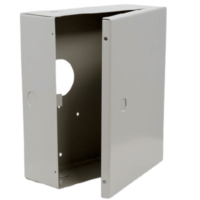 [LY-CAJA02] CAJA METALICA ALARMA 23CMX20CMX8CM BLANCA