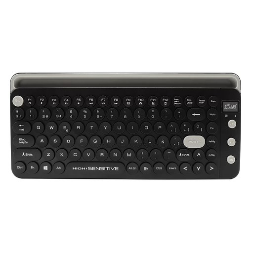 [TMJR-030] TECLADO BLUETOOTH COMPACTO INALAMBRICO RECARGABLE MULTIMEDIA JYR