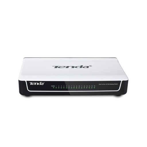 [S16] SWITCH DE ESCRITORIO 16 PUERTOS 10/100 MBPS PLASTICO PROTECCION 6KV