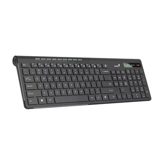 [7230] TECLADO INALAMBRICO GENIUS SLIM STAR 7230 NANO RECEPTOR NEGRO
