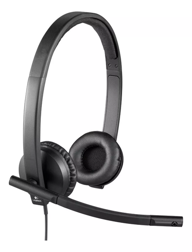 [H570E] AUDIFONOS DIADEMA LOGITECH CALL CENTER EMPRESARIAL AUDIO CLARO USB CONTRARUIDO