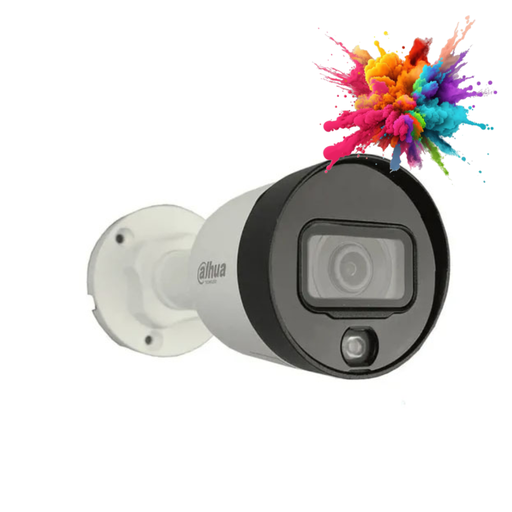 [DH-IPC-HFW1239S1-IL] CAMARA DE SEGURIDAD BALA IP DE 2 MEGAPIXELES DAHUA FULL COLOR POE 2.8M 15M