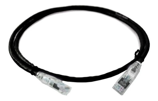 [PATCHCORDNEGRO0.5] PATCH CORD UTP FLEXIBLE COLOR NEGRO O GRIS RED CCTV 50 CENTIMETROS