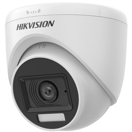 [DS-2CE76K0T-LPFS] CAMARA DE SEGURIDAD DOMO DE 5 MEGAPIXELES HIKVISION 5MP COLOR VU 20M 2.8MM IP67 MICROFONO PLASTICA