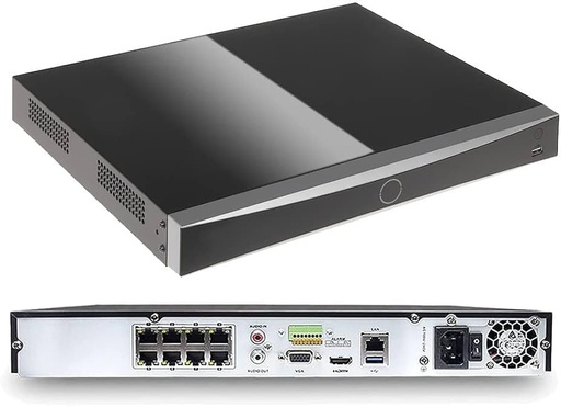 [DS-7608NXI-I2/8P/S(E)] NVR DE 8 CANALES IP 12 MEGAPIXELES 8 PUERTOS POE ACUSENSE 4K RECONOCIMIENTO FACIAL 2 SATAS HIKVISION