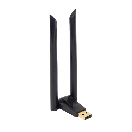 [11375] ANTENA USB WIFI DE 600MBPS ADAPTADOR PARA PC DOBLE BANDA