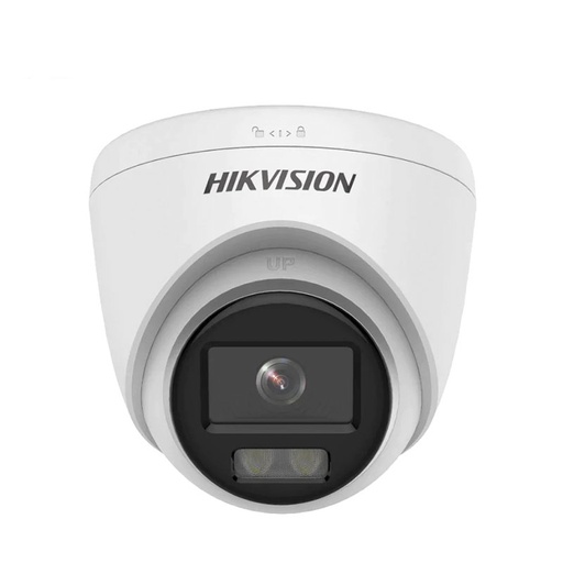[DS-2CE70KF0T-PFS] CAMARA DE SEGURIDAD DOMO 3K 5MP COLOR VU 2.8MM LUZ BLANCA 20M MICROFONO INTERIOR