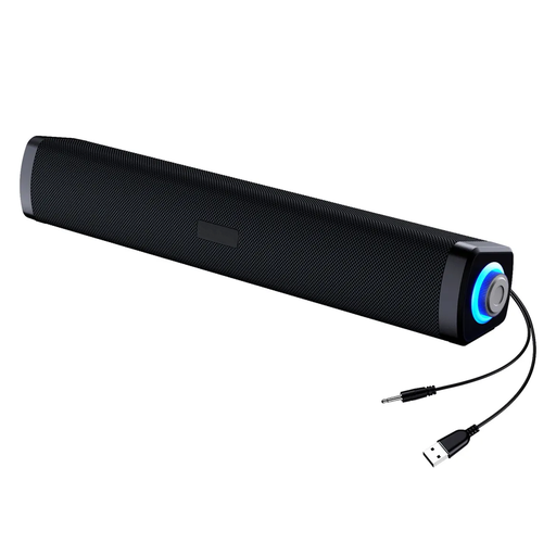 [E-1406] PARLANTE BLUETOOTH USB 3,5MM PARA PC 6 WATTS CABLE DE 1 METRO