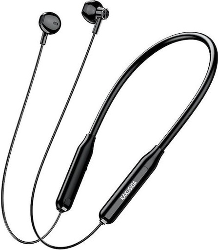 [KSC-1472] AUDIFONOS BLUETOOTH CUELLO NEGRO MANOS LIBRES RESISTENTE AL SUDOR