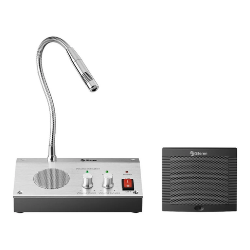 [INT-300] INTERCOMUNICADOR PARA VENTANILLAS METALICO