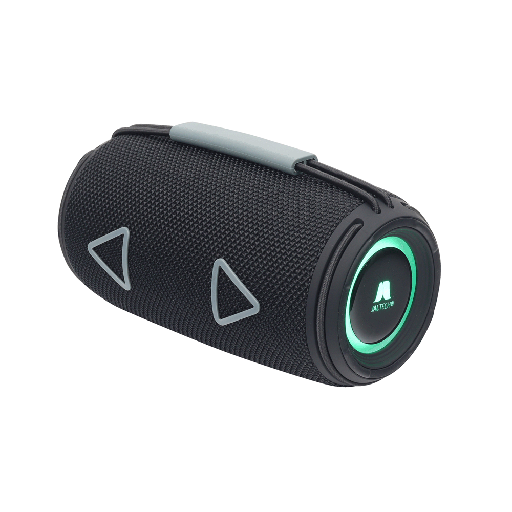 [30664] PARLANTE BAFLE BLUETOOTH 16W NEGRO 1500MAH RGB 3.5M MICRO SD USB FM TWS TG657