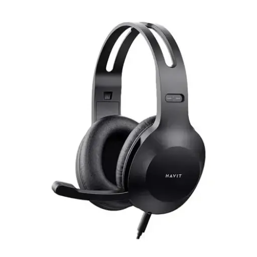 [H220D] AUDIFONOS DIADEMA NEGRA JACK 3.5MM 40MM SONIDO FULL MICROFONO
