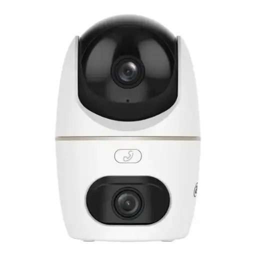 [DH-IPC-H5DP-5F-0360B] CAMARA DE SEGURIDAD DAHUA WIFI DOBLE LENTE 5MP + 5MP 4K H265 3.6MM IR INTERIOR MICRO SD
