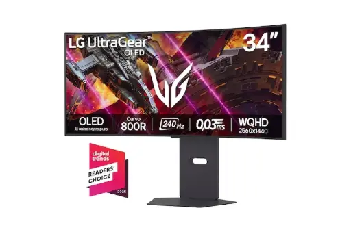 [34Gx900a-B] MONITOR GAMER LG ULTRAGEAR OLED CURVO 34 PULGADAS ULTRAWIDE 240HZ, 0,03MS 
