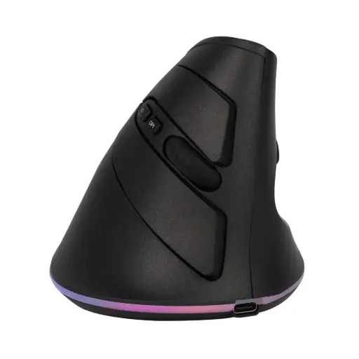 [11DWX] MOUSE VERTICAL GAMER BLUETOOTH + 2.4GHZ INALAMBRICO RECARGABLE 2400DPI