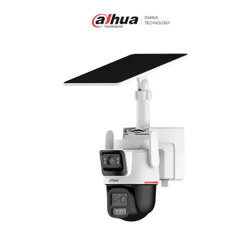 [DH-IPC-PTS2649C-3E3Z-4GB20] CAMARA DE SEGURIDAD PTZ IP 6MP CON PANEL SOLAR DOBLE LENTE MOTORIZADO 30M POE
