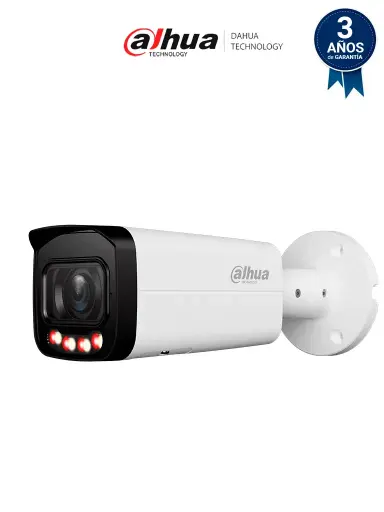 [DH-IPC-HFW3849T-ZAS-IL] CAMARA DE SEGURIDAD IP BALA 4K DE 8MP MOTORIZADO WIZSENSE SMD 4.0 DUAL LIGHT AI SSA IR 60M IP67