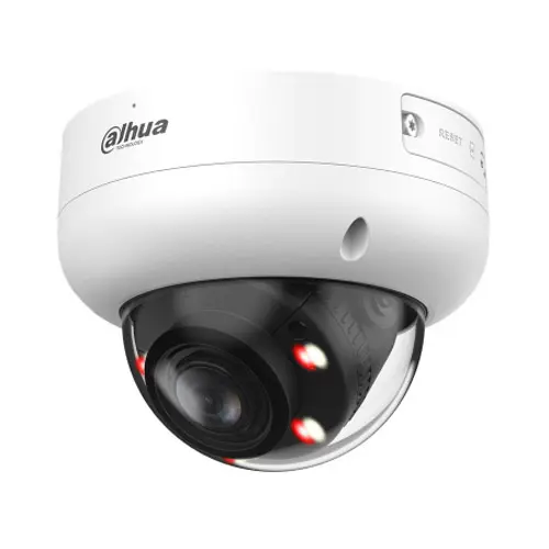 [DH-IPC-HDBW3449E-AS-IL] CAMARA DE SEGURIDAD DOMO IP 4MP DETECCION DE ROSTROS 4 IVS  DUAL LIGHT 40M POE MICROSD