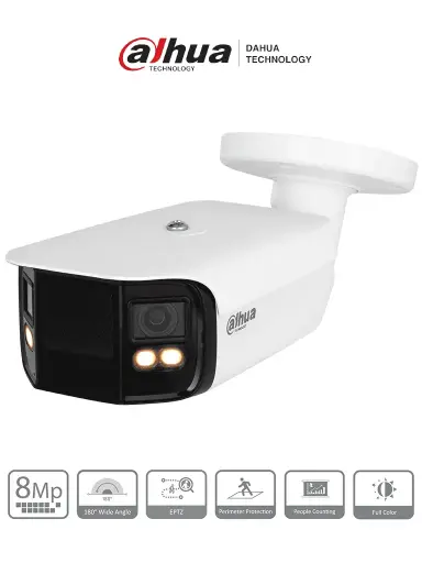 [DH-IPC-PFW5849P-A180-E2-ASTE-0360B] CAMARA DE SEGURIDAD PANORAMICA IP 4MP DOBLE LENTE FULL COLOR AUDIO MAPA DE CALOR - CONTEO DE PERSONAS